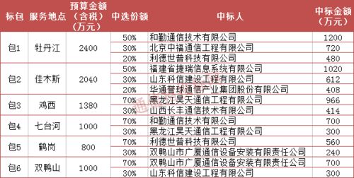 黑龙江中移建设 3.66亿元集团客户信息化工程施工劳务分包 8千万劳务外包项目开标